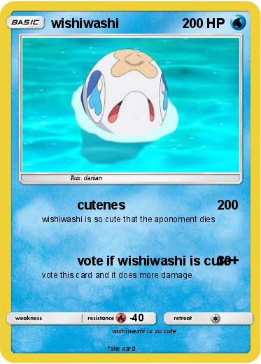 Pokemon wishiwashi