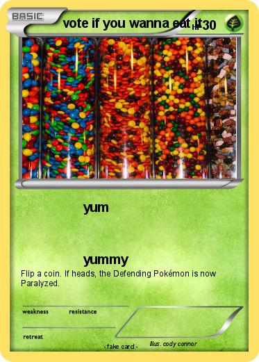 Pokemon vote if you wanna eat it