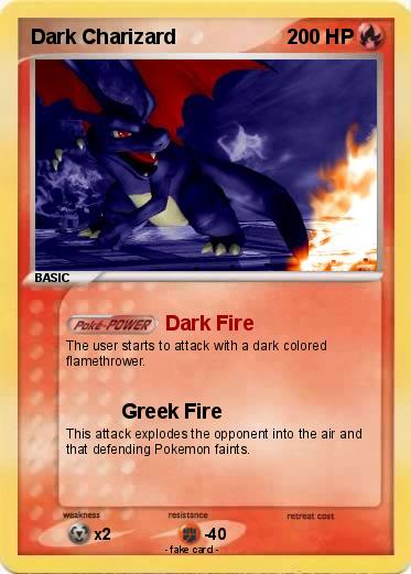 Pokemon Dark Charizard