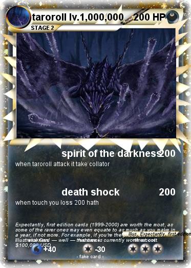 Pokemon taroroll lv.1,000,000