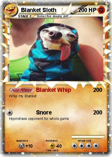 Pokemon Blanket Sloth
