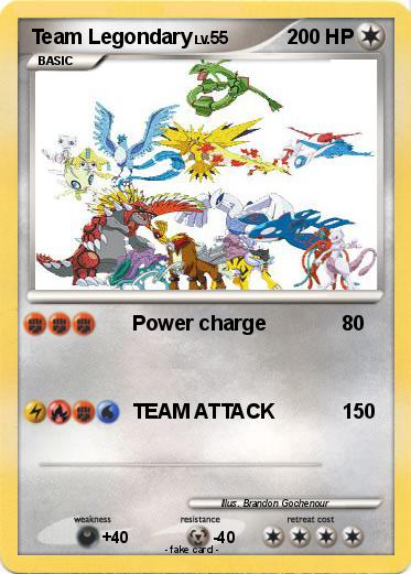 Pokemon Team Legondary