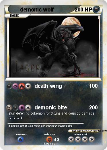 Pokemon demonic wolf
