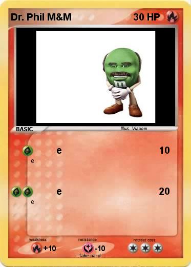 Pokemon Dr. Phil M&M