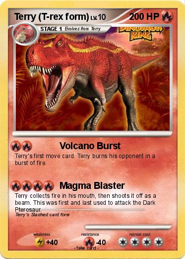 Pokemon Terry (T-rex form)