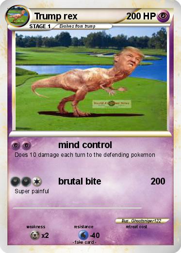 Pokemon Trump rex
