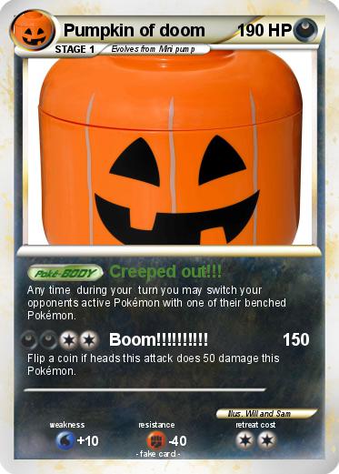 Pokemon Pumpkin of doom