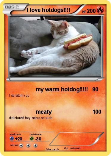 Pokemon I love hotdogs!!!!