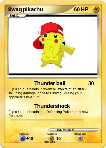 Pokemon Swag pikachu