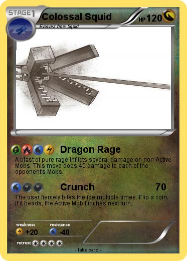 Pokemon Colossal Squid