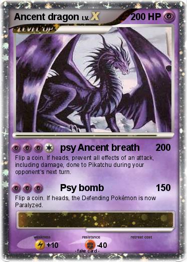 Pokemon Ancent dragon