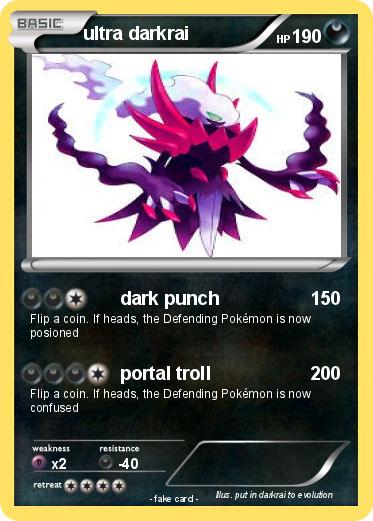 Pokemon ultra darkrai