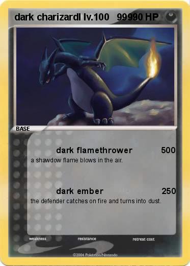 Pokemon dark charizardl lv.100   9999