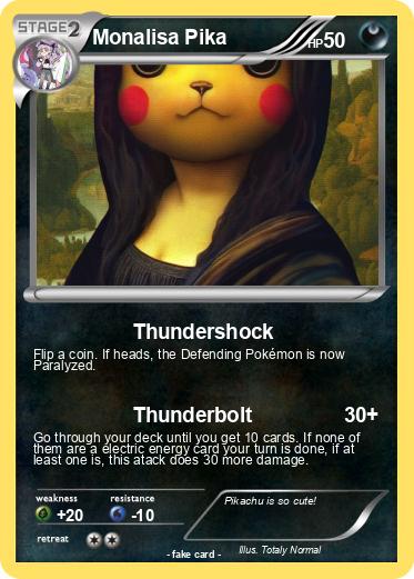 Pokemon Monalisa Pika