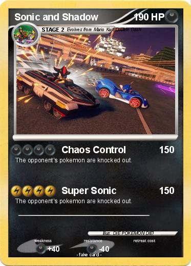 Pokemon Sonic and Shadow