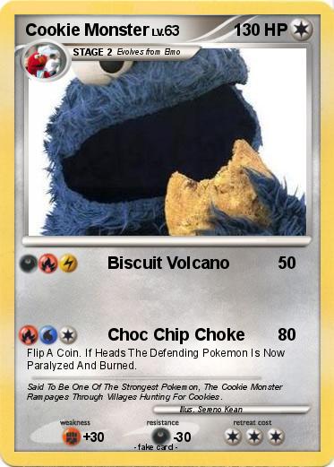 Pokemon Cookie Monster