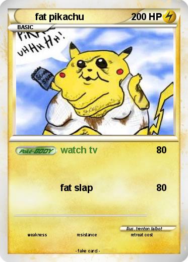 Pokemon fat pikachu