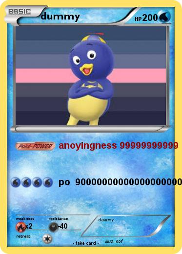 Pokemon dummy