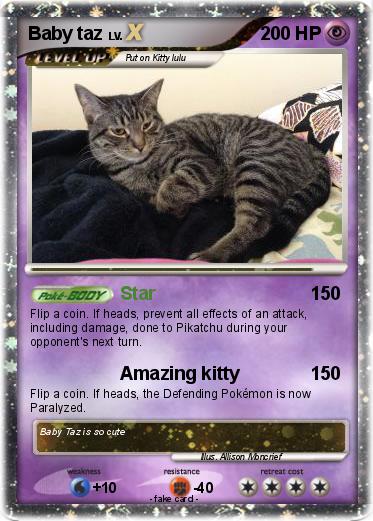 Pokemon Baby taz