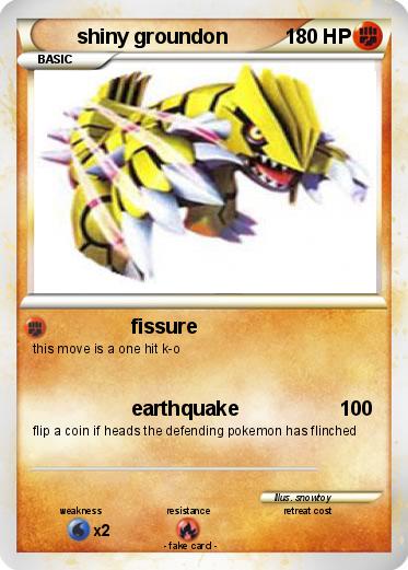 Pokemon shiny groundon
