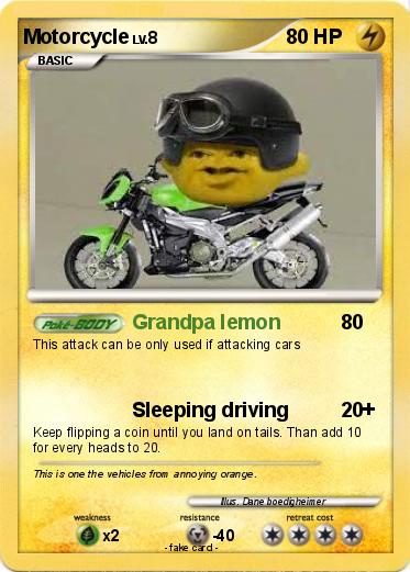 Pokemon Motorcycle