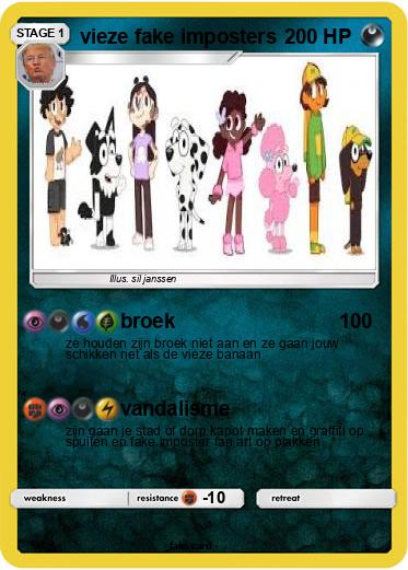 Pokemon vieze fake imposters