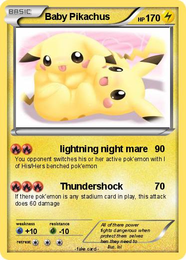 Pokemon Baby Pikachus