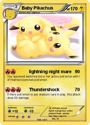 Pokemon Baby Pikachus