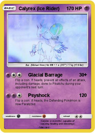 Pokemon Calyrex (Ice Rider)
