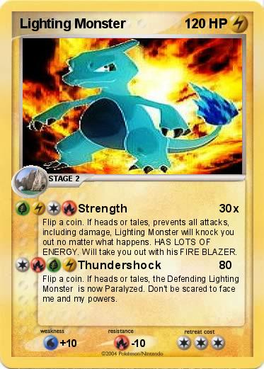 Pokemon Lighting Monster