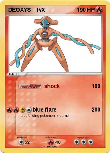 Pokemon DEOXYS    lvX