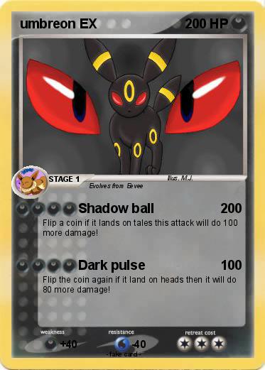 Pokemon umbreon EX