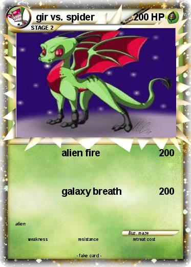 Pokemon gir vs. spider