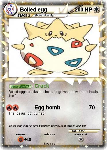 Pokemon Boiled egg