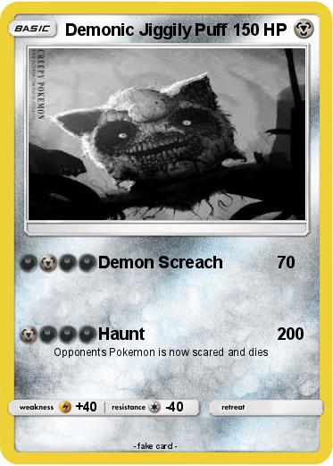 Pokemon Demonic Jiggily Puff