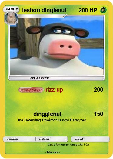Pokemon leshon dinglenut