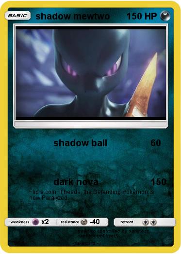 Pokemon shadow mewtwo