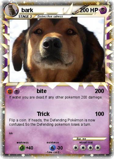 Pokemon bark