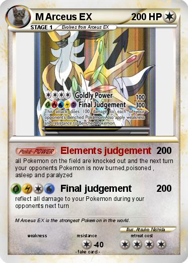 Pokemon M Arceus EX