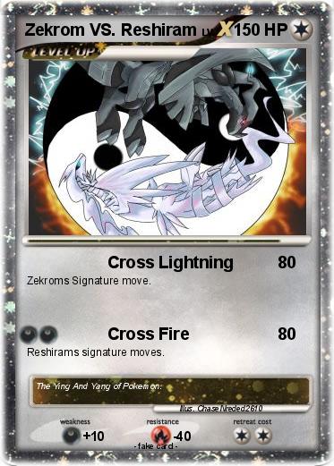 Pokemon Zekrom VS. Reshiram