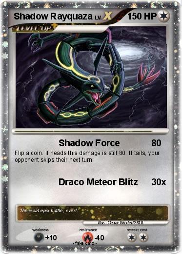 Pokemon Shadow Rayquaza
