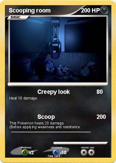 Pokemon Scooping room