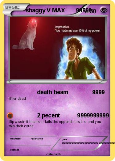 Pokemon shaggy V MAX       99999