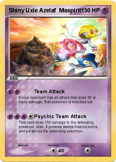 Pokemon Shiny Uxie Azelaf  Maspirit