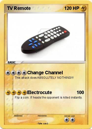 Pokemon TV Remote