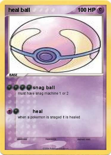Pokemon heal ball 
