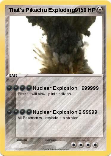 Pokemon That's Pikachu Exploding9