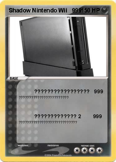 Pokemon Shadow Nintendo Wii   999