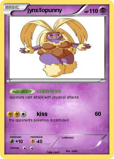 Pokemon jynx/lopunny