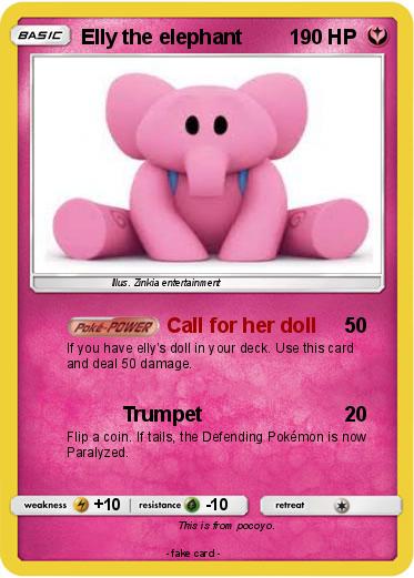 Pokemon Elly the elephant